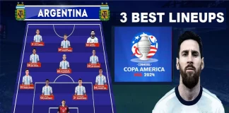 Argentina Copa America 2024 Lineup - 3 Best Possible Formations for Argentina Squad