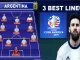 Argentina Copa America 2024 Lineup - 3 Best Possible Formations for Argentina Squad