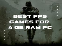 Best shooting games for 4 GB Ram PC