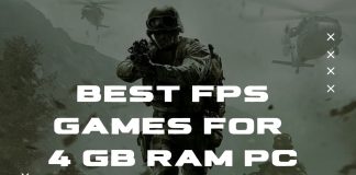 Best shooting games for 4 GB Ram PC