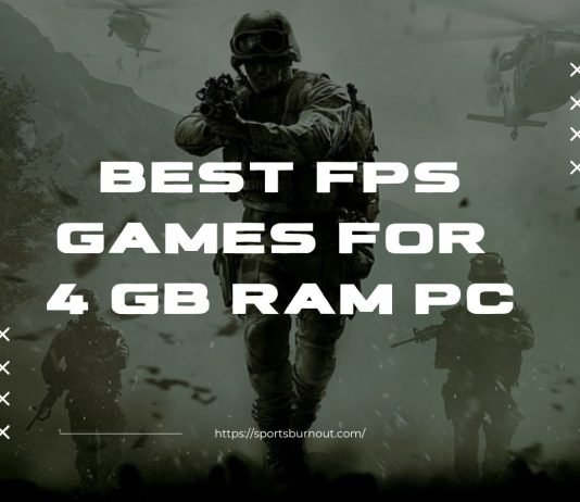 Best shooting games for 4 GB Ram PC