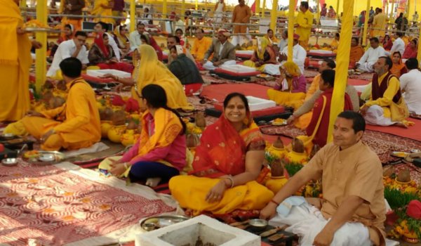 maa Gayatri murti pran pratishtha mahotsav in pali