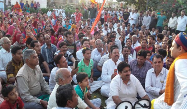 shyam devotees took prabhat pheri in pali