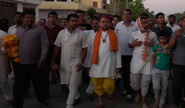 shyam devotees took prabhat pheri in pali