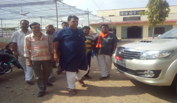 Mp devji patel visited meeting site