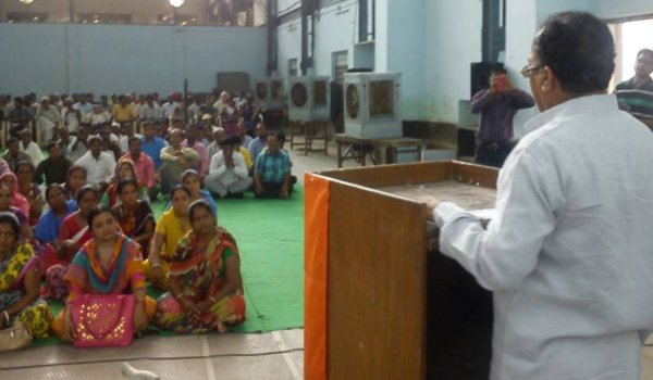 state education minister vasudev devnani addressing BMS Foundation Day ceremony at ajmer