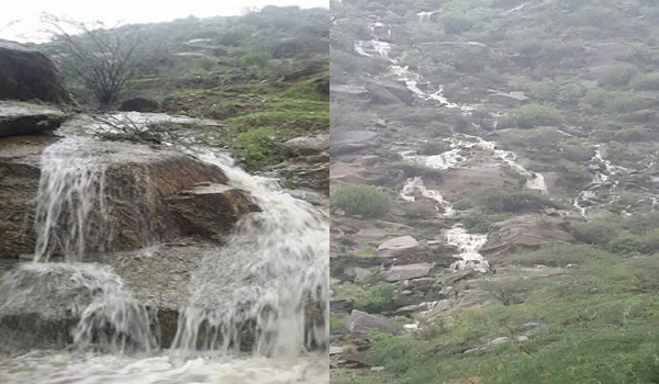 matar mata water fall in sirohi 