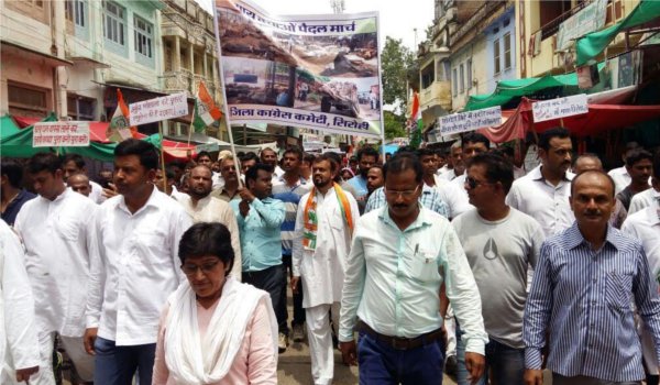 ex mla shyam lodha slams raje govt overr cows death, hold a rally in sirohi