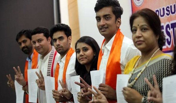 ABVP wins the positions of president, vice president, secretary for DU election