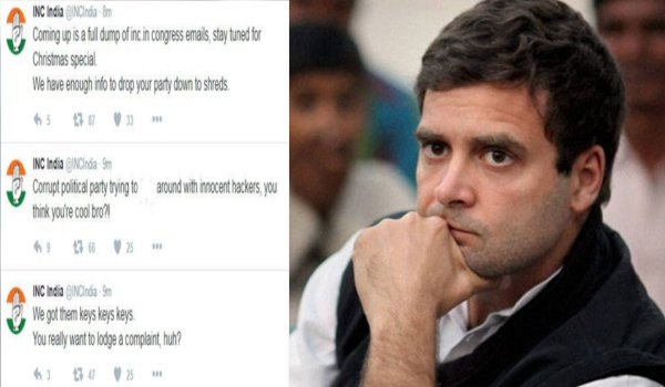 राहुल के बाद कांग्रेस का टवीटर अकाउंट हैक, बीजेपी पर शक