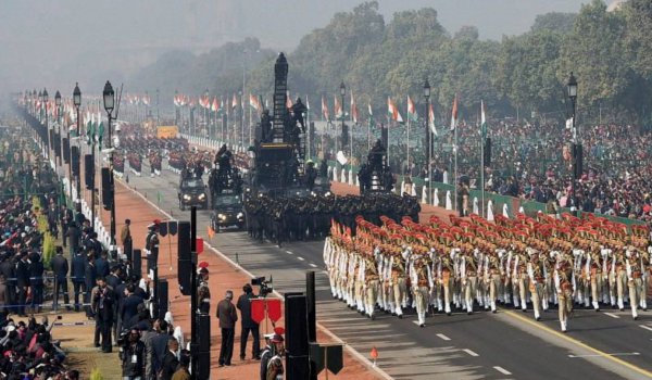 राजपथ पर परेड : पहली बार शामिल हुआ खाड़ी देश का सैन्य दस्ता