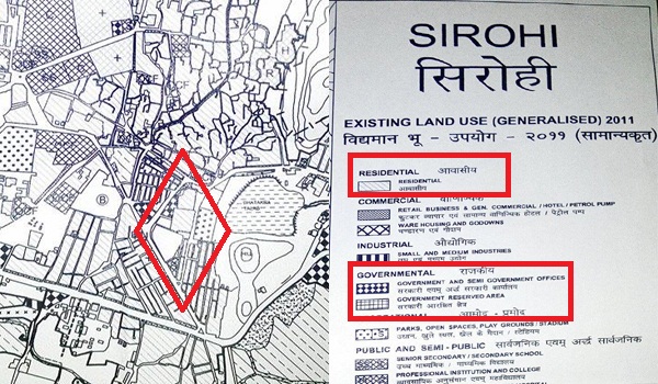 sirohi master plan 2011 map