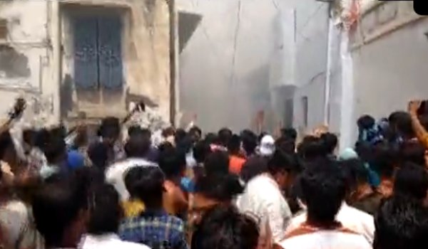 बीकानेर में पटाखे के गोदाम में आग, 4 की मौत